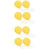 Gentle Yellow Honeycomb Bath Puff with Soft Texture for Sensitive Skin Care