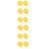 Yellow Honeycomb Bath Sponge Reusable Soft Body Shower Scrubber for Bathing
