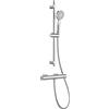 Roca A5D2F18C00 - Set miscelatore termostatico esterno per doccia T-500 + kit doccia Stella 100/3