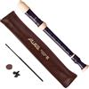 AULOS E503B Symphony Baroque Flauto Soprano Diteggiatura Barocca con Custodia...