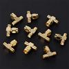 Eurowagens 10PCS Splitter 3 Vie SMA Maschio a Due SMA Femmina Triplo per Adattatore RF