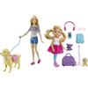 Barbie Potty-Training Puppy Really Walks Doll, DWJ68 and Chelsea Travel Doll, B