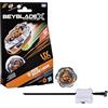 Beyblade Hasbro Beyblade X, Set Starter Pack Rock Golem 1-60UN UX con Trottola e Lanciatore