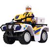‎Fireman Sam Simba 109251093 Fireman Sam Police Quad with Malcolm Figure, with Accessories, S
