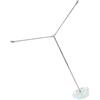 Silver Crystal Desktop Flag Bracket Reusable Wear Resistant Flag Base