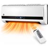 Kumtel Termoconvettore Elettrico da Parete 2000W con Telecomando Timer 24H Display Led