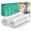 Fresko Sacchetti sottovuoto alimenti 28x600cm, BPA free, resistenti, 2 rotoli