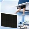 Filtro per cotone 12 per Unità AC per midea e per haier 21,5cm per 5cm Nero