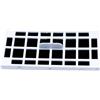 HQRP Filtro Aria Frigorifero Ricambio ODORFILTER Per Serie GE Cafe, Grigio