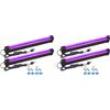 No 4 Pezzi USB UV LED Black Light T8 Blacklight Bar Fluorescente Party Disco L1017