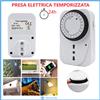 Timer Presa Elettrica Temporizzata Programmabile 220v 24h Analogico giornaliero