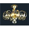 Arte di Murano Lampadario classico in Vetro di Murano originale Fatto a mano in Italia 3 Luci