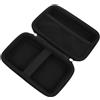 Compact Travel Electronic Organizer Eva Cable Case Storage Pouch Black