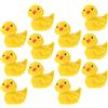 12Pcs Tiny Resin Ducks Miniature Durable Yellow Ducks Statue for Moss Garden