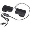 No 2X Clip Portable USB Stereo Speaker Soundbar per Notebook Laptop Pc Pc Mp35875