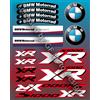 Senza marchio Set adesivi moto S1000XR laminati 33 adesivi BMW S1000 XR
