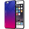 Cadorabo Custodia per Apple iPhone 6 / 6S Case Protettivo Bicolore Vetro Temperato TPU