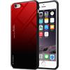 Cadorabo Custodia per Apple iPhone 6 / 6S Case Protettivo Bicolore Vetro Temperato TPU