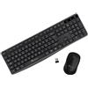 Techmade 0000067010 Techmade KIT TASTIERA + MOUSE WIRELESS TM-KM001 NERA
