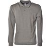 SUN68 Uomo Polo manica lunga Grigio medio Taglia 4XL