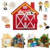 meqbem Pantaworlds Libro Montessori Interattivo per Bambini 0-1-2-3-4-5 Anni My Farm