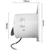 Exhaust fan Tight Space Solution Ventilatore di Scarico Silenzioso 46 Pollici per Uso Cucina