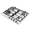 Candy Moderna CHG6BF4WTX Acciaio inox Da incasso 60 cm Gas 4 Fornello(i)