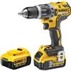 DEWALT DCD796P2 XR Trapano Combinato Senza Spazzole 18V 2 X 5.0Ah Li-Ion