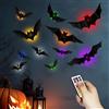 Adesivi pipistrello led per for decorazione tematica luci telecomando materiale