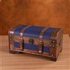 Scrigno con Coperchio a Cerniera Antico | Vintage, Bauletto in Legno,