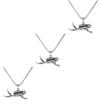 3 Pieces Catena Del Collo Decorativo Collana Subacqueo Per Uomini