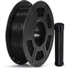 Filamento TPU 1,75 mm Flessibile e Morbido Nero 1KG TPU 95A Filamento per
