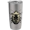 Vintage Entomology & Insect Biology Art Vintage Beetle Puzza Insetto Biologia Retro Bicchiere termico in acciaio inox doppia parete