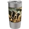 Funny Collie Owner Gift Collie Lover Divertente regalo per il proprietario di Collie Lover Bicchiere termico in acciaio inox doppia parete