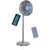 Princess Ventilatore a piantana - Design elegante - 30 W - Potente, Silenzioso, Basso consumo - Diametro: 44 cm - Oscillante - 12 velocità - 354822