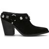 Guess Tronchetto Donna Nero Pelle Scamosciata FLTSAN-SUE09-BLACK-BLACK-A142648