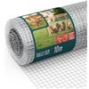 VOUNOT® Rete Metallica Zincata 1x10 m, Maglia 25 mm Filo 1 mm, Rete per Recinzione Giardino e Pollame, Recinzioni per Piccoli Animali e Pollai
