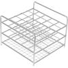 Stainless Steel Test Tube Rack Durable Laboratory Stand 25 Holes Silver