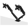 Lindy 40708 Supporti a parete per TV 68,6 cm [27] Scrivania Nero (monitor mount