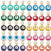 NBEADS 40 Pz 10 Colori Evil Eye Charms, Ciondoli Smaltati In Ottone