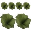 6Pcs Natural Lotus Leaf Food Wrappers for Chinese Chicken Rice Sushi Decor