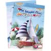 Hello Summer Cartoon Garden Flag Reusable Polyester Decoration for Yard