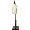 Busto Manichino Bambino Rivestito in Tessuto Manichino Mezzo Busto Bambino