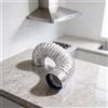 Tubo Ventilazione Retrattile Alluminio 80 100 110 150 200mm per Cucina