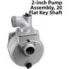 Guscio pompa compatibile WP20 per pompe acqua motore 168F 170F 2 pollici