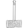 Transparent Glass Whiskey Decanter Hammer Shaped Elegant Wine Dispenser