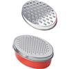 Reusable Red Cheese Grater Stainless Steel Zester for Vegetables and Fruits
