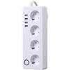 Multipresa Intelligente Con Funzione Timer, Spina Europea, Prolunga Con USB,