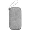 Durable Travel Electronic Organizer Case Grey Cord Charger Storage Bag