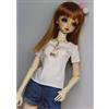 Abito Da T-shirt Manica Corta Per 1/3 O 1/4 BJD SD LUS LUTS Dollfie Dolls